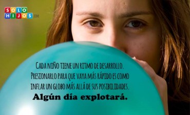 No presiones. Respeta su ritmo