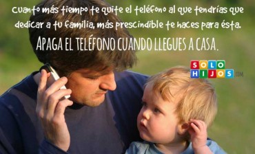 Apaga el teléfono cuando llegues a casa