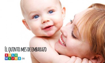Tu hijo en el quinto mes de embarazo. ¡Se mueve!