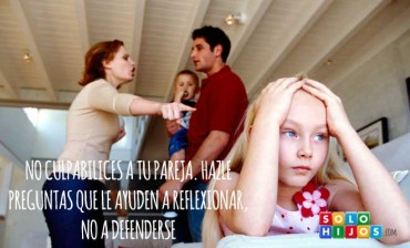 No culpabilices a tu pareja. Busca soluciones con ella.
