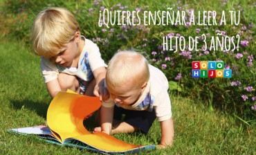 ¿Quieres enseñar a leer a tu hijo de 3 años?